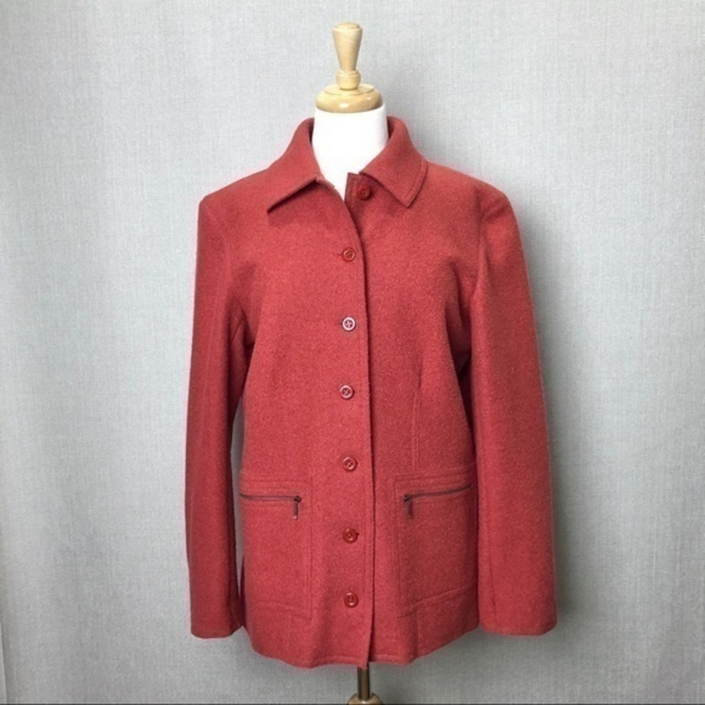 TALBOTS Alpaca Wool Coat Sienna